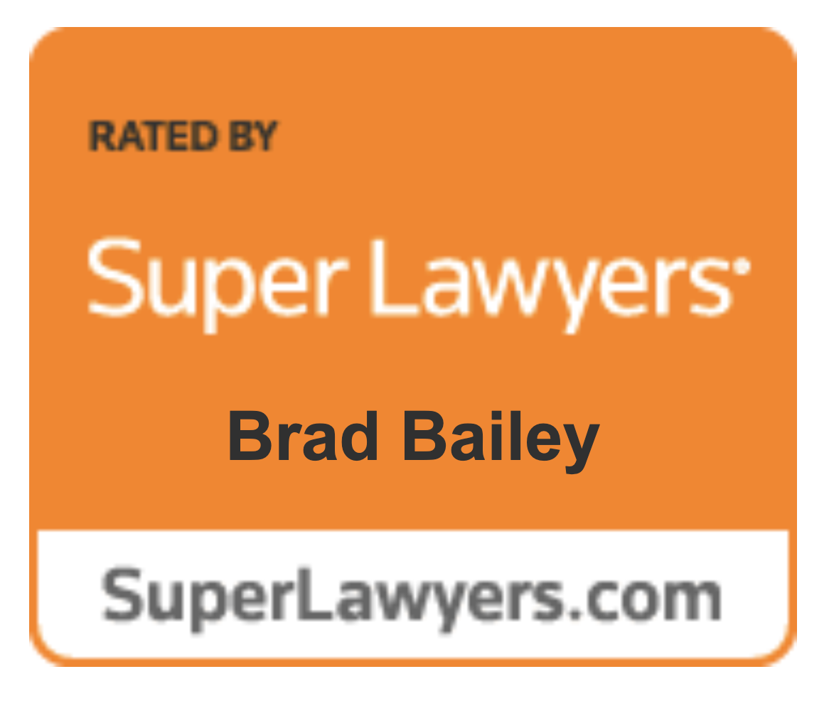 Brad (no year) super lawyers badge